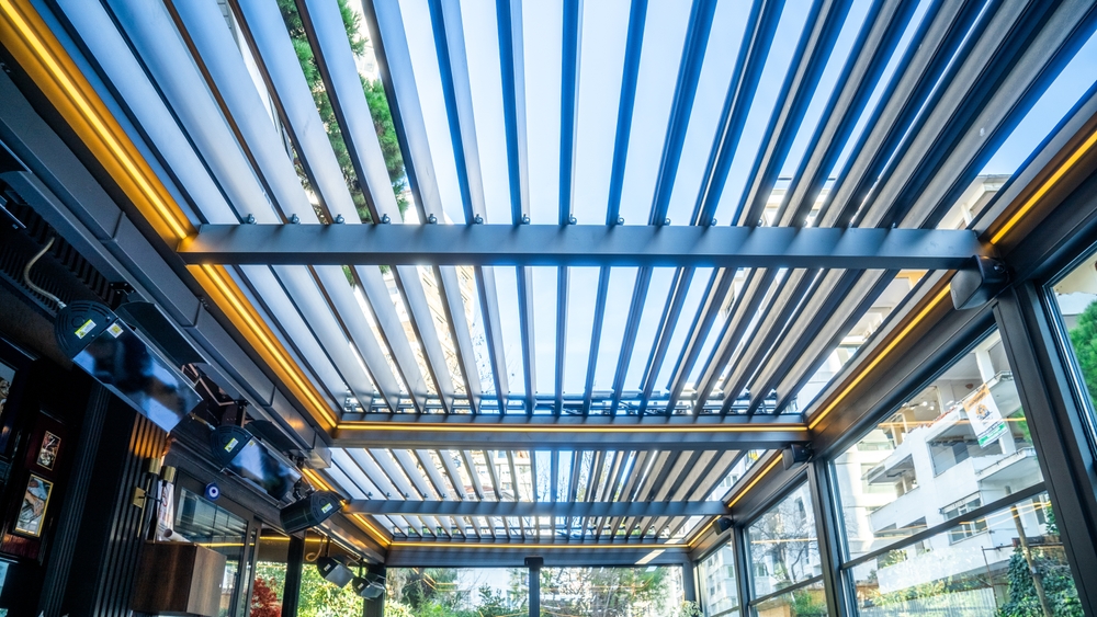 Creating your Ideal Outdoor Style with Aluminium Pergolas, Experience the perfect blend of style and functionality with aluminium pergolas: 
pergola, awning, in , the, sunshine, photo