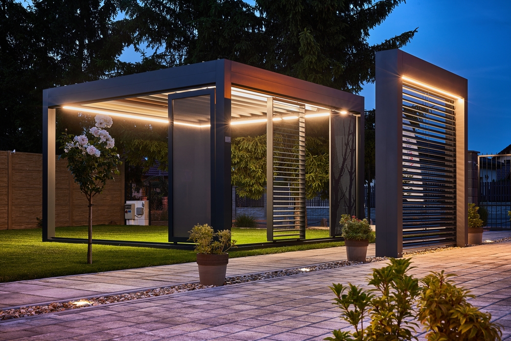 Innovative features

stunning, night, photo, of, a, luxurious, outdoor, pergola, boasting, exquisite

